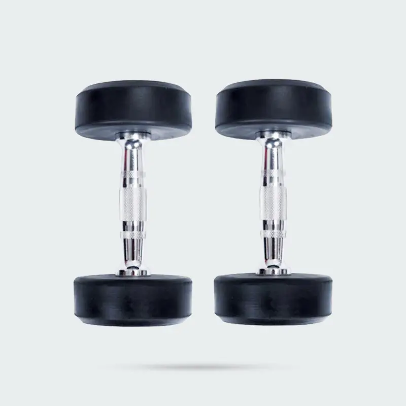 1079 PIO Round Rubber Dumbbell