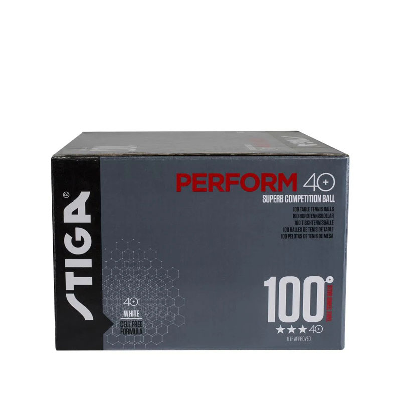Table Tennis Ball Perform 3-star ABS 100-pack White