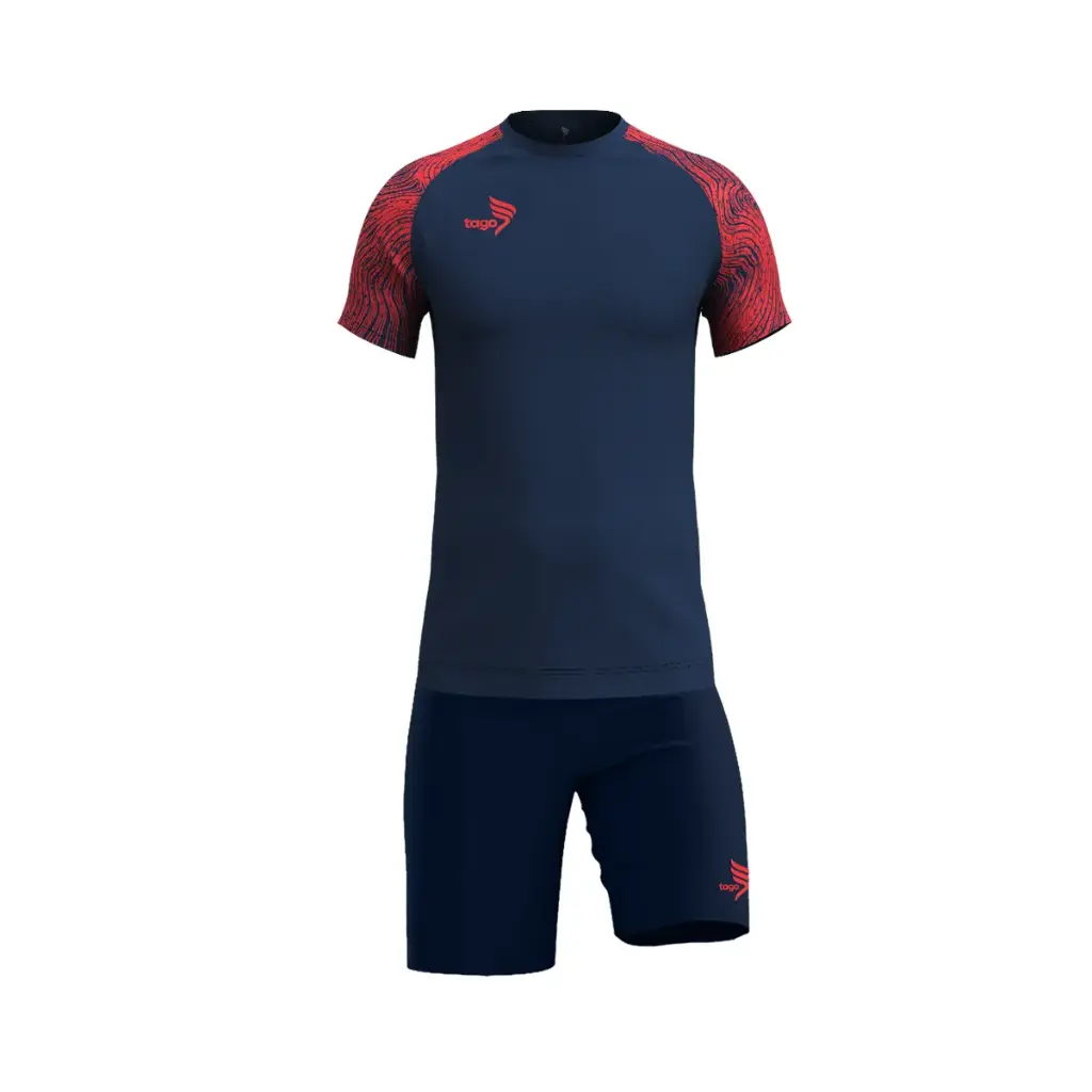 Tago Ultimate S/S T-Shirt D. NavyRed