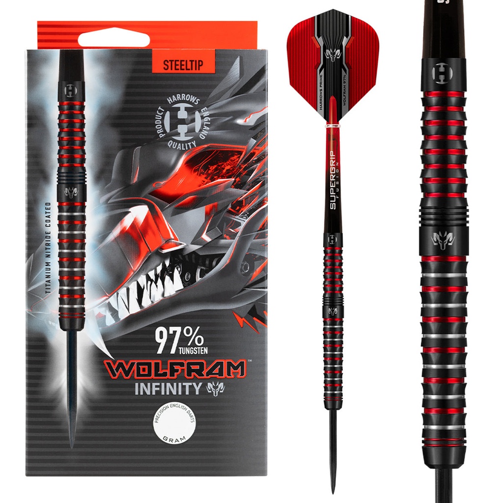 Harrows WOLFRAM INFINITY 97% Darts