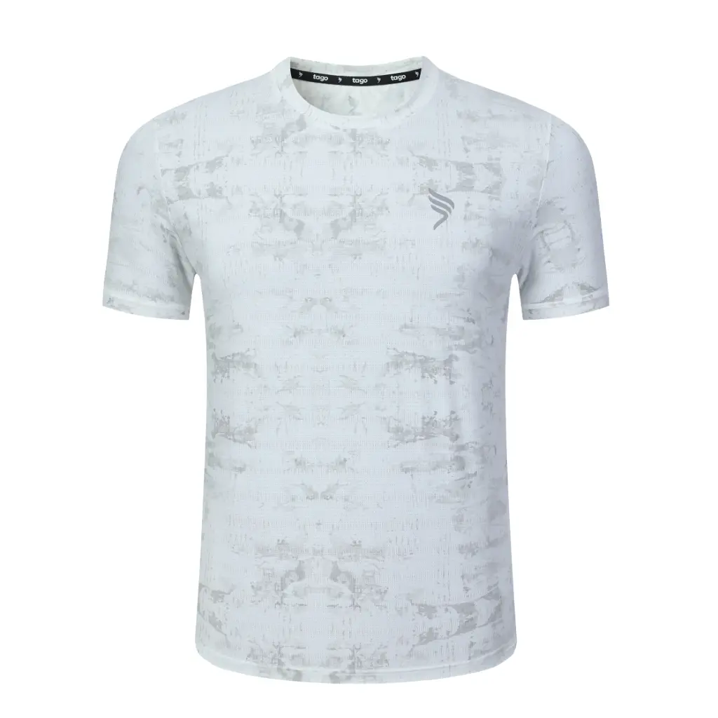 T5-6233-1 Tago Saqr Shirt White S/S