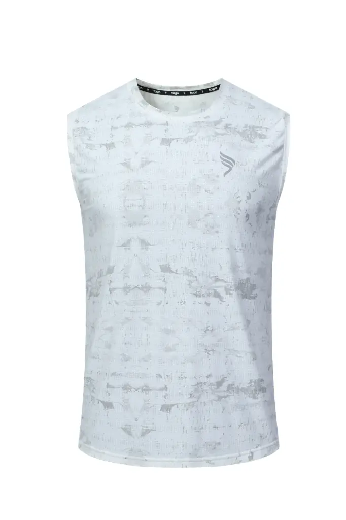 T5-6233-2  Tago Almass Sleeveless Wh