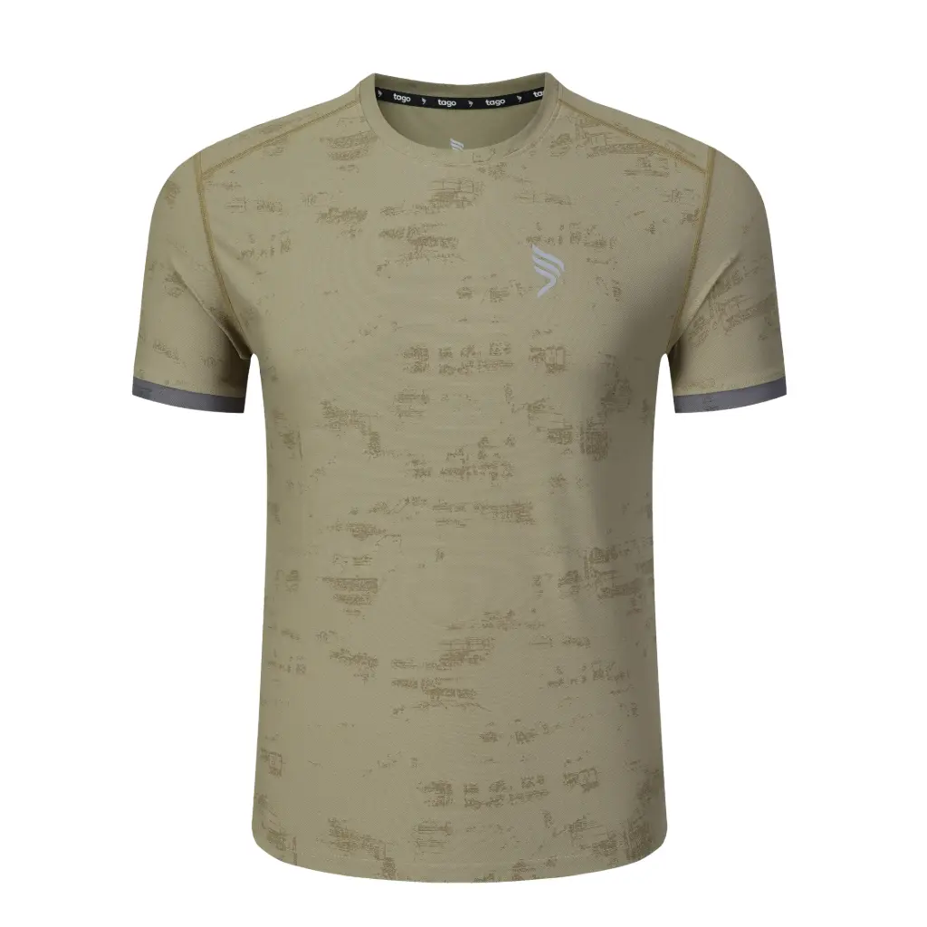 T5-6232# Tago Asala Round Shirt Khaki