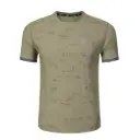 T5-6232# Tago Asala Round Shirt Khaki