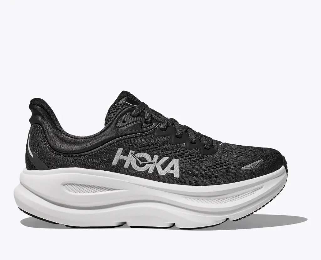 HOKA Bondi 9 For Men B/WHT